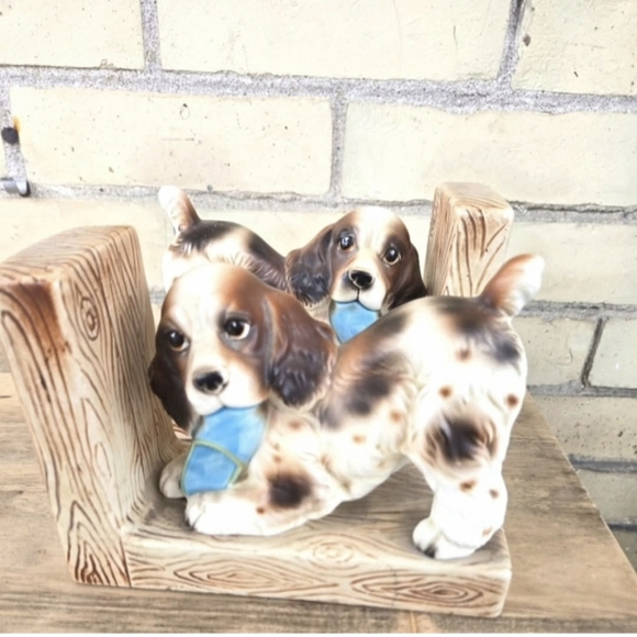 Vintage Spaniel Ceramic Bookends - Picture 7 of 7